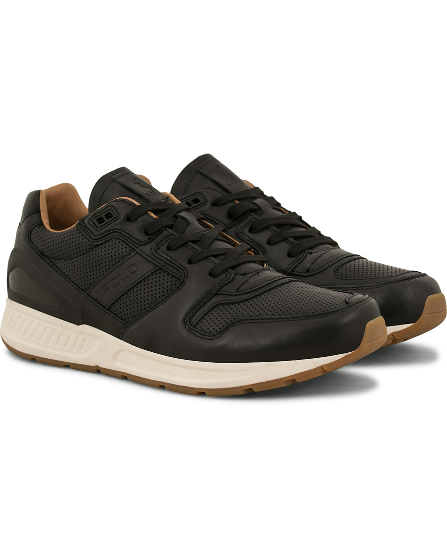 Herre | Polo Ralph Lauren Train 100 Calf Running Sneaker Black | Polo Ralph Lauren | Train 100 Calf Running Sneaker Black