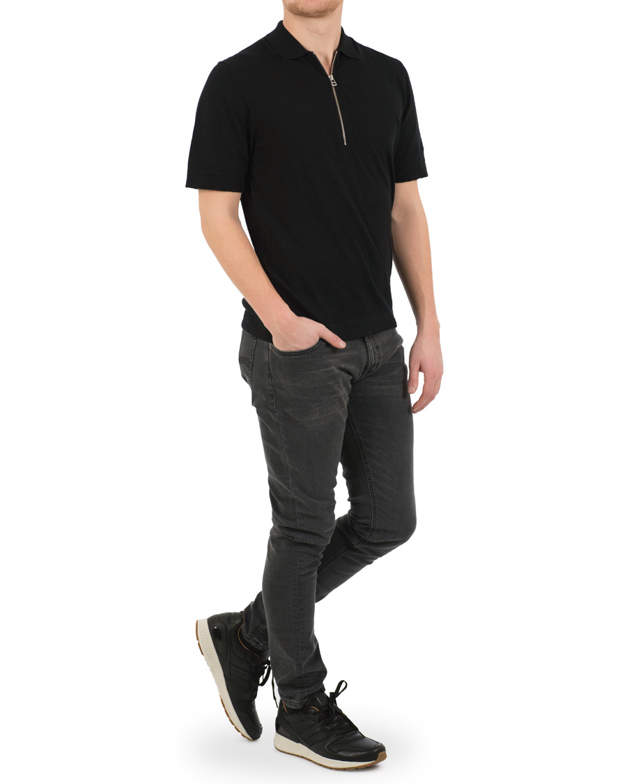 Herre | Polo Ralph Lauren Train 100 Calf Running Sneaker Black | Polo Ralph Lauren | Train 100 Calf Running Sneaker Black