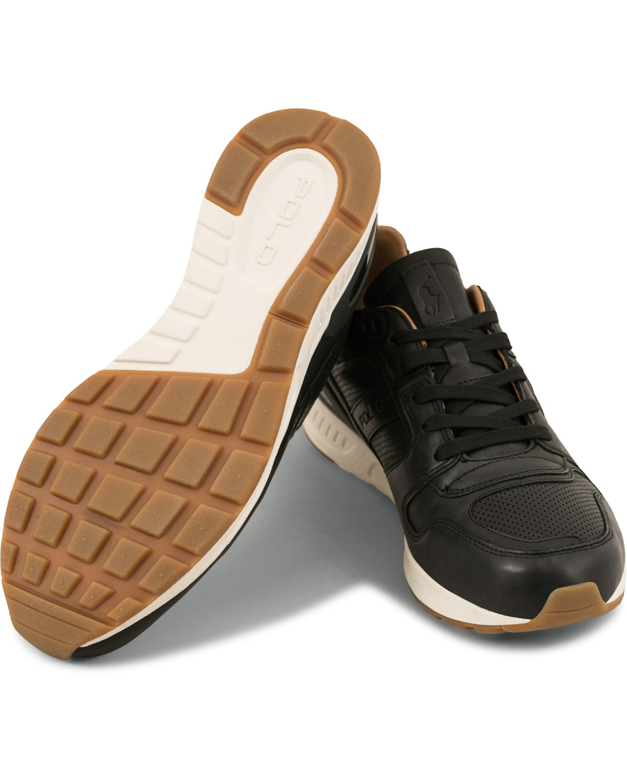 Herre | Polo Ralph Lauren Train 100 Calf Running Sneaker Black | Polo Ralph Lauren | Train 100 Calf Running Sneaker Black