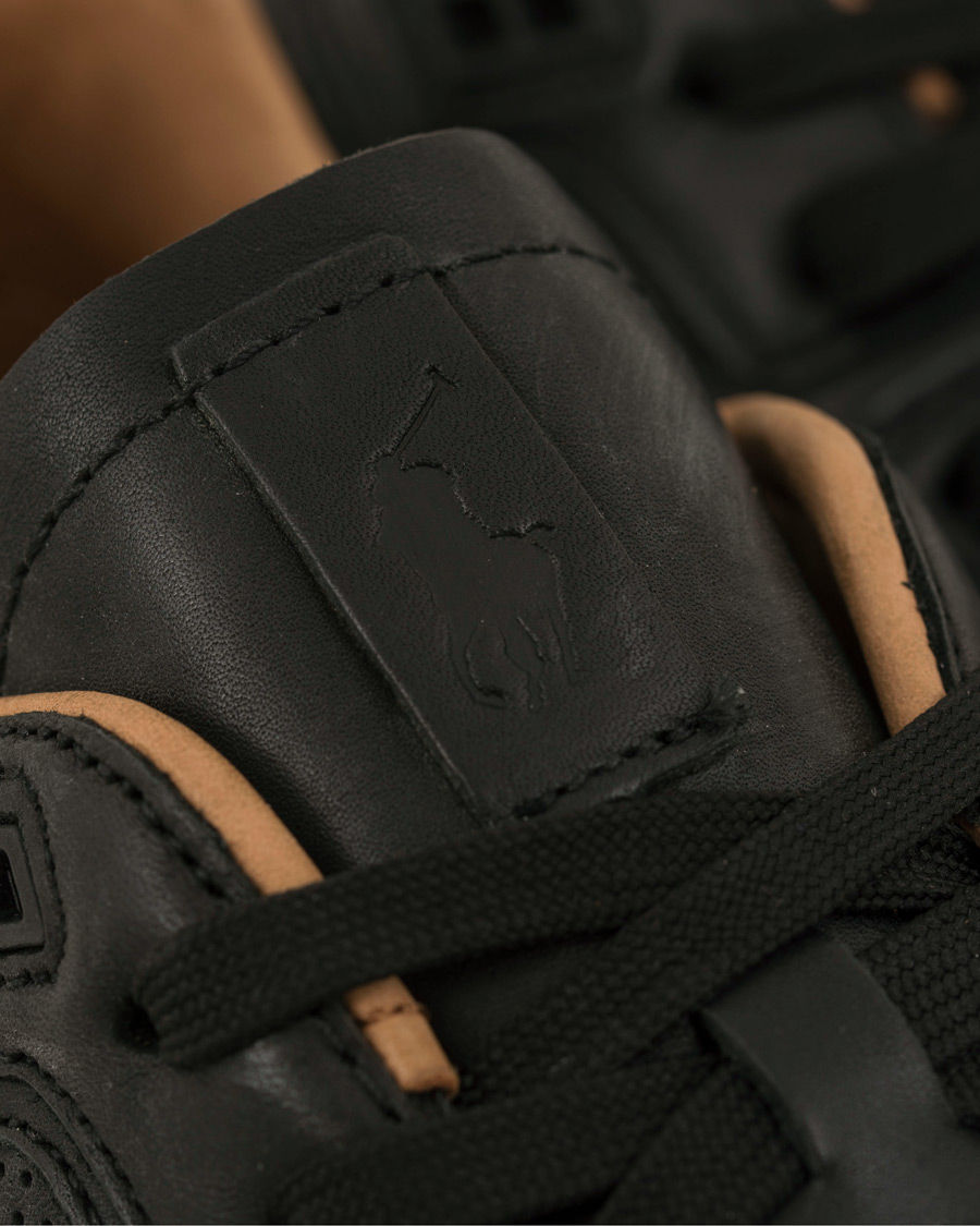 Herre | Polo Ralph Lauren Train 100 Calf Running Sneaker Black | Polo Ralph Lauren | Train 100 Calf Running Sneaker Black