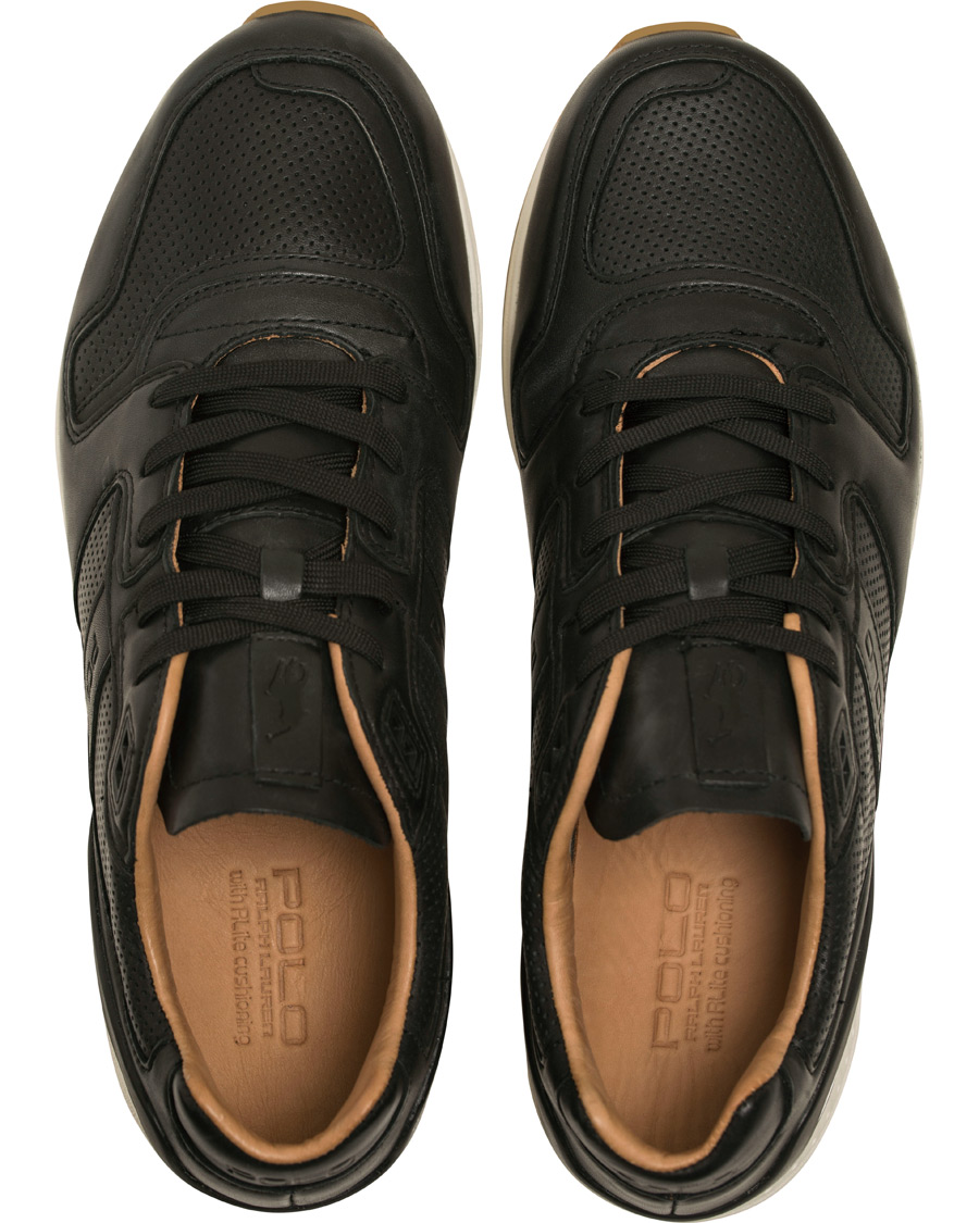 Herre | Polo Ralph Lauren Train 100 Calf Running Sneaker Black | Polo Ralph Lauren | Train 100 Calf Running Sneaker Black