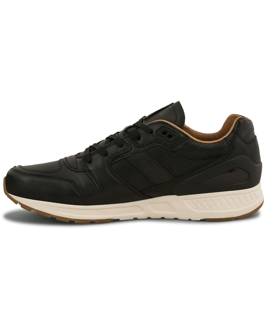 Herre | Polo Ralph Lauren Train 100 Calf Running Sneaker Black | Polo Ralph Lauren | Train 100 Calf Running Sneaker Black