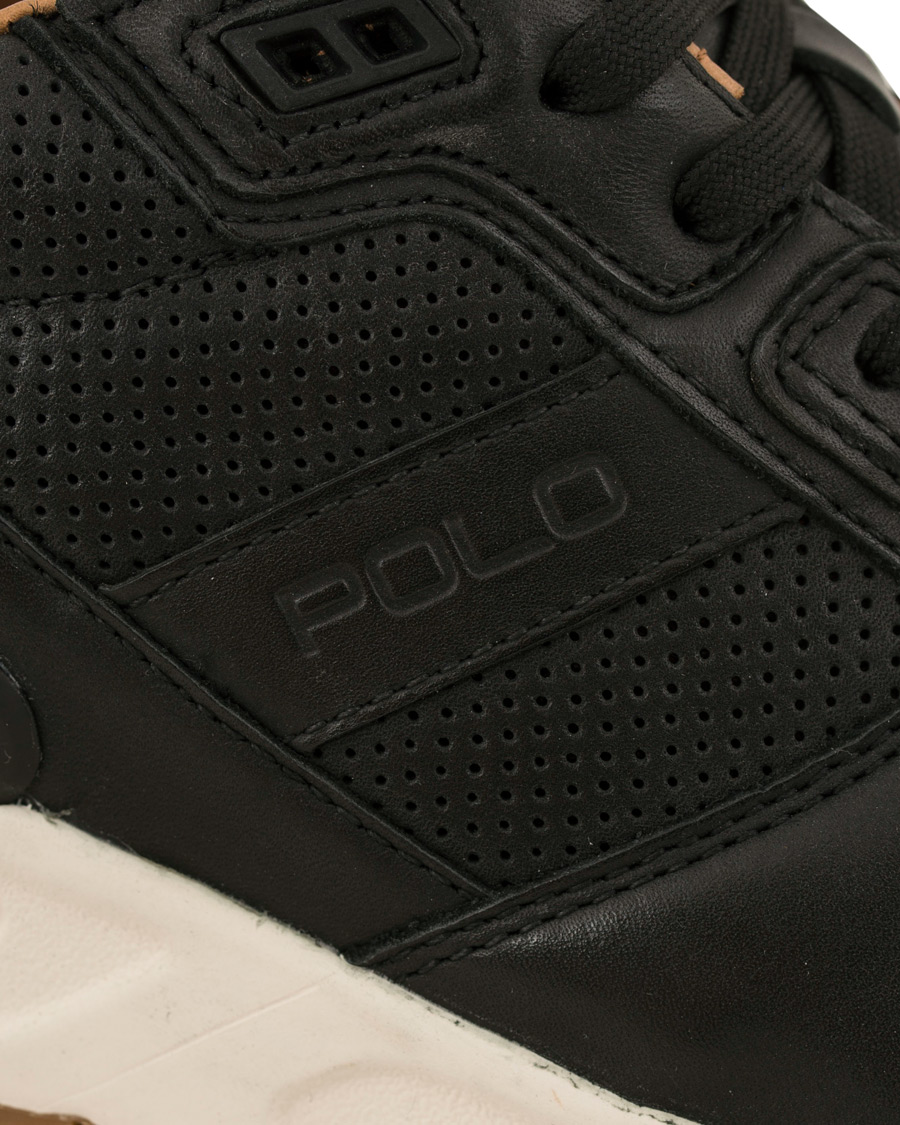 Herre | Polo Ralph Lauren Train 100 Calf Running Sneaker Black | Polo Ralph Lauren | Train 100 Calf Running Sneaker Black