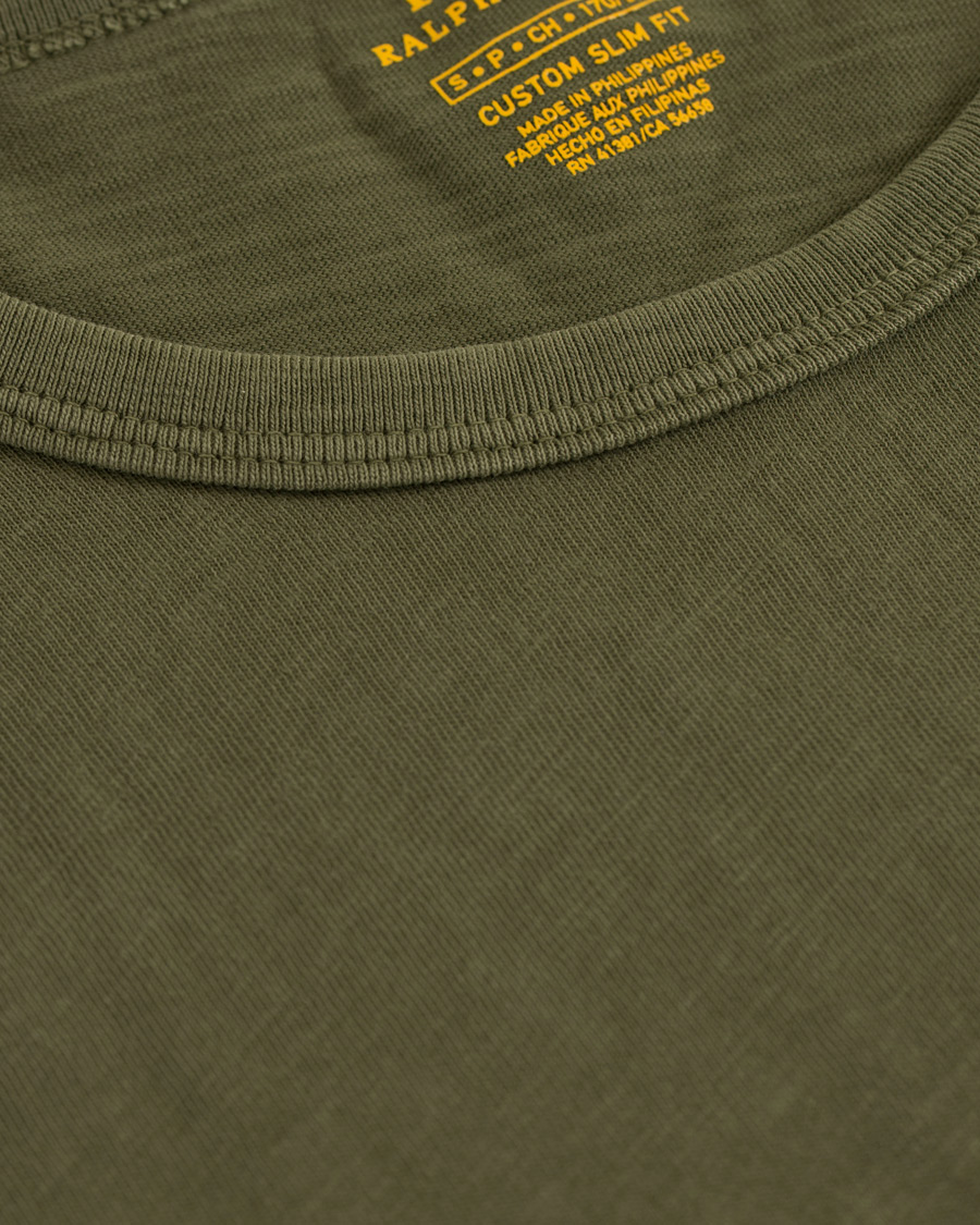 Herre | T-Shirts | Polo Ralph Lauren | Hawaii Print Crew Neck Tee Defender Green
