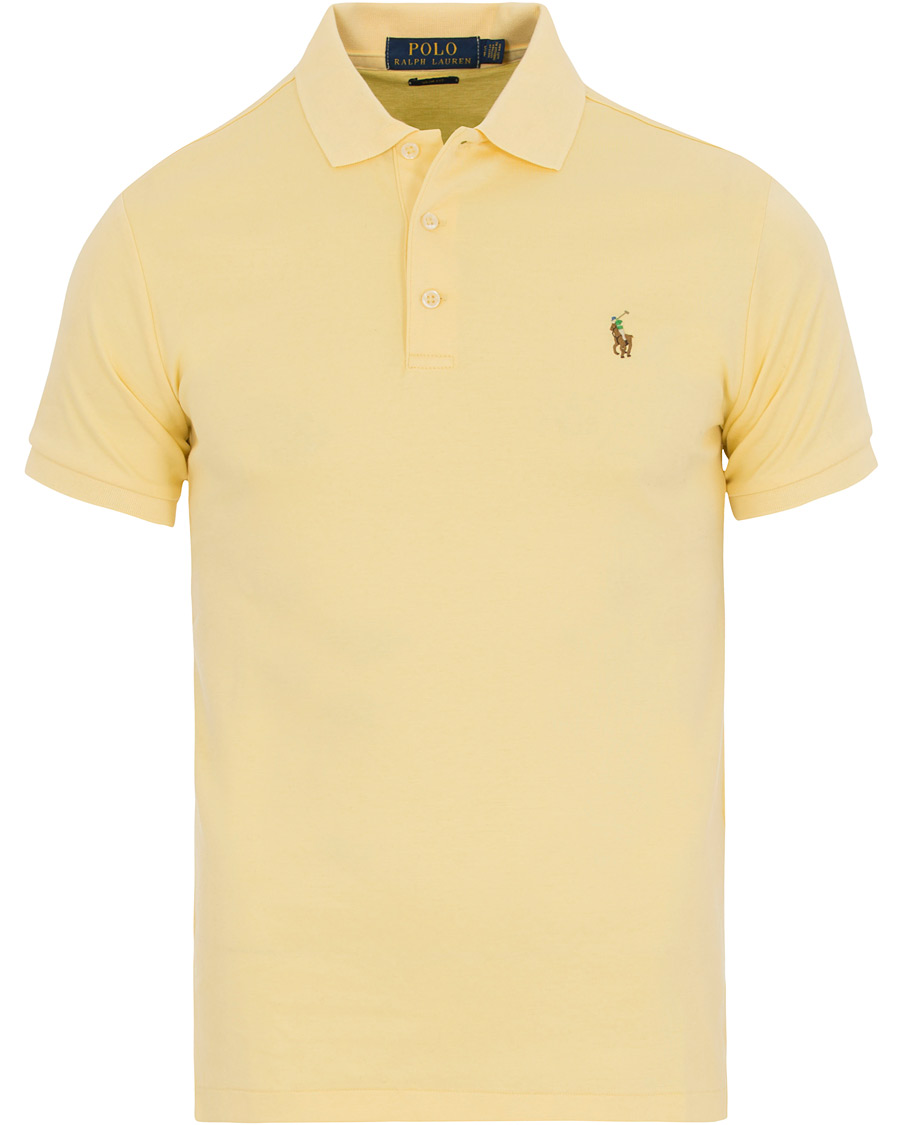 Herre | Polotrøjer | Polo Ralph Lauren | Slim Fit Pima Polo Banana Peel