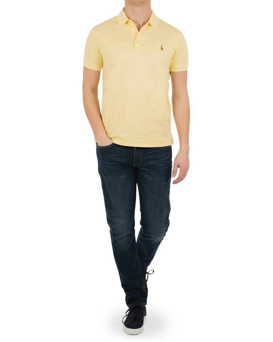 Herre | Polotrøjer | Polo Ralph Lauren | Slim Fit Pima Polo Banana Peel