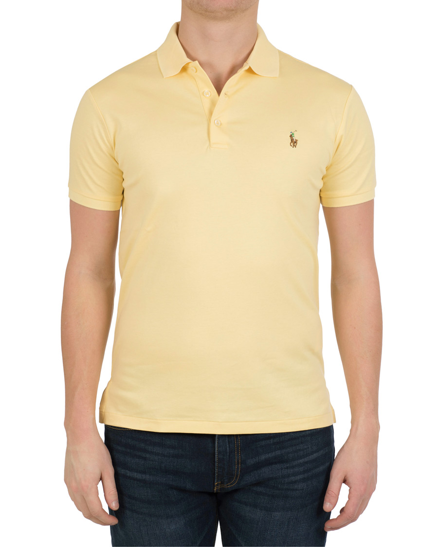 Herre | Polotrøjer | Polo Ralph Lauren | Slim Fit Pima Polo Banana Peel