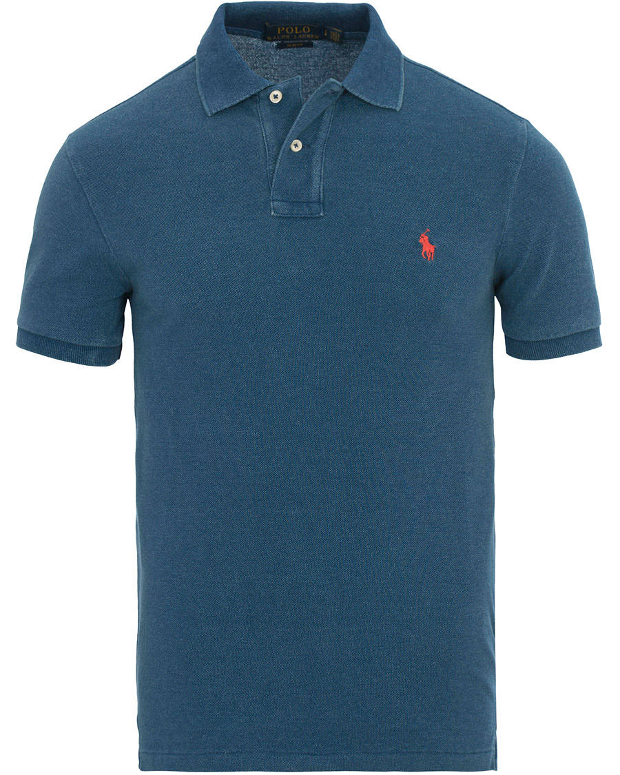 Herre | Polotrøjer | Polo Ralph Lauren | Slim Fit Polo Medium Indigo