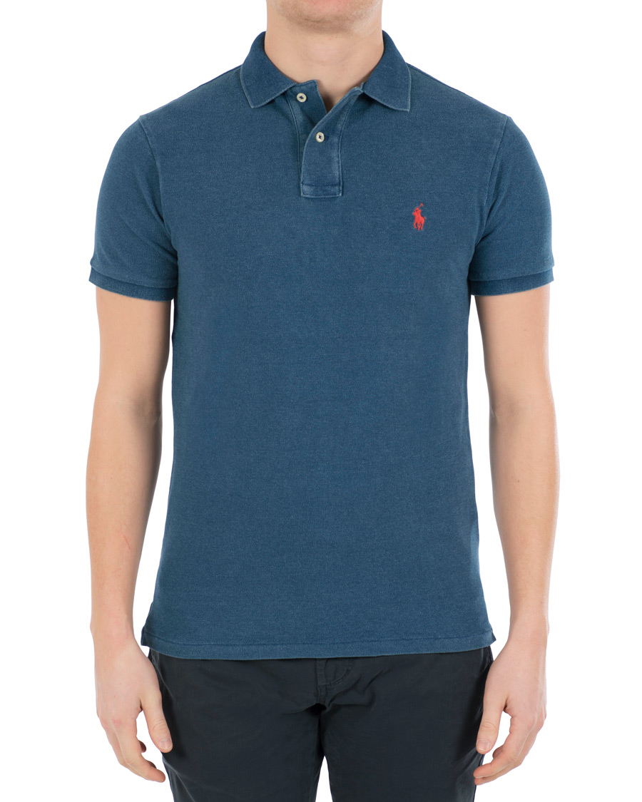 Herre | Polotrøjer | Polo Ralph Lauren | Slim Fit Polo Medium Indigo
