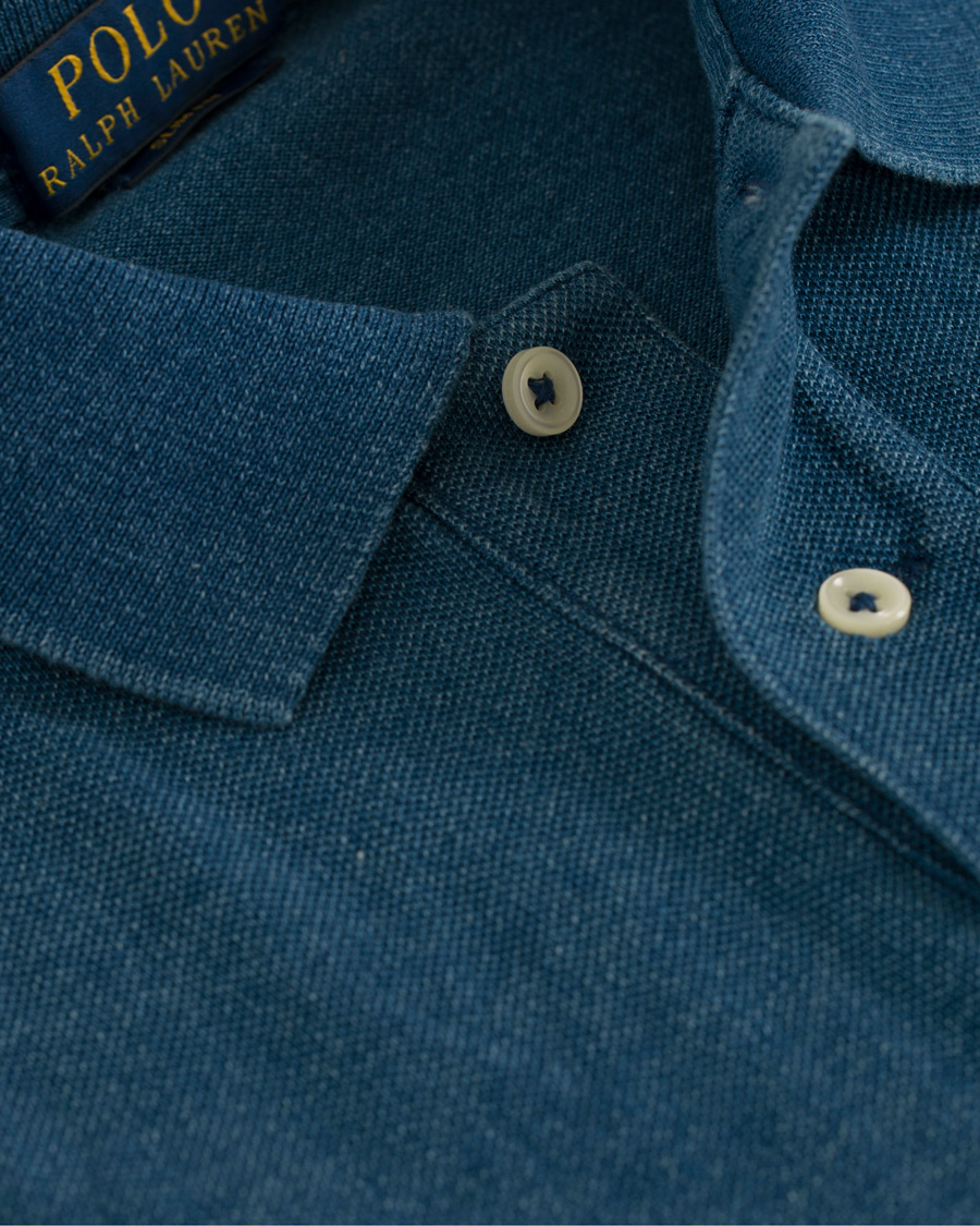 Herre | Polotrøjer | Polo Ralph Lauren | Slim Fit Polo Medium Indigo