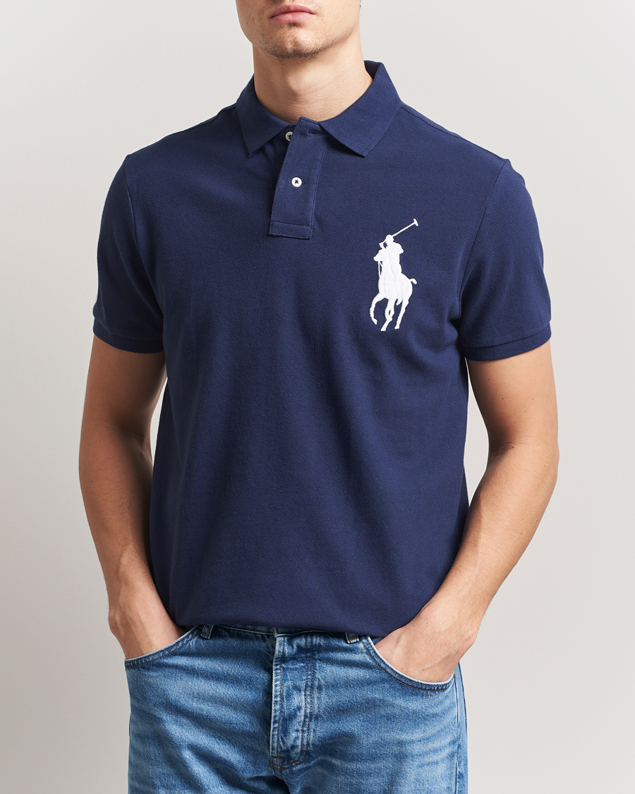Herre | Polotrøjer | Polo Ralph Lauren | Custom Fit Big Pony Polo Newport Navy