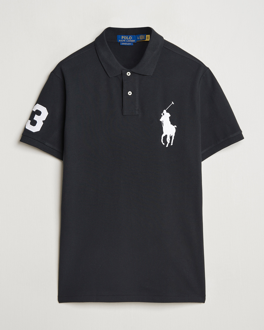 Herre | Polotrøjer | Polo Ralph Lauren | Custom Fit Big Pony Polo Polo Black