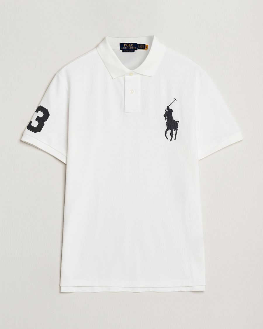 Herre | Polotrøjer | Polo Ralph Lauren | Custom Fit Big Pony Polo White