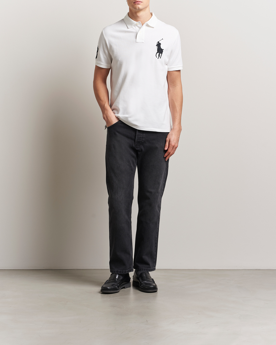 Herre | Polotrøjer | Polo Ralph Lauren | Custom Fit Big Pony Polo White