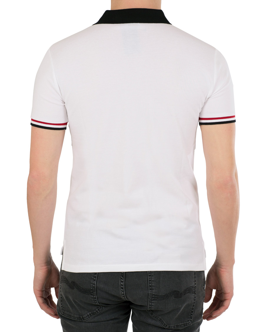 Herre | Polotrøjer | Polo Ralph Lauren | Custom Fit Broad Stripe Big Pony Polo White/Multi