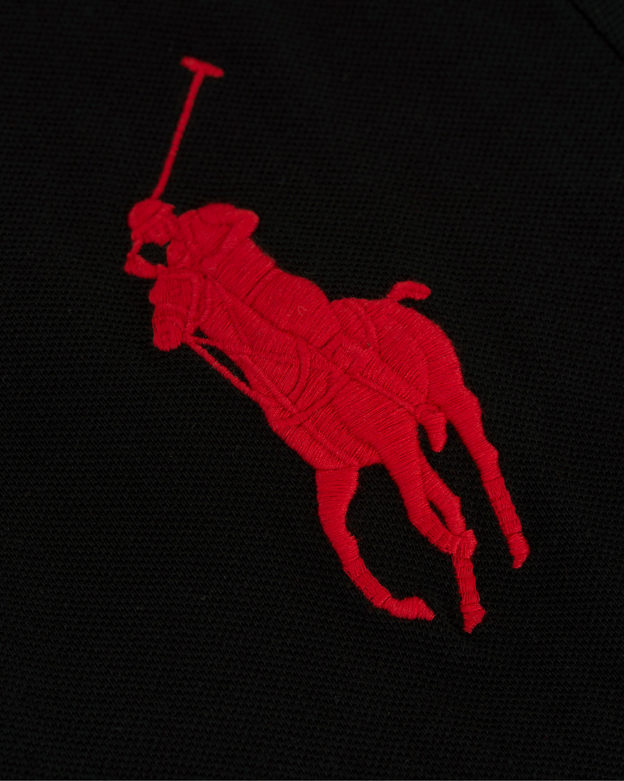 Herre | Polotrøjer | Polo Ralph Lauren | Custom Fit Diagonal Stripe Big Pony Polo Black/Multi