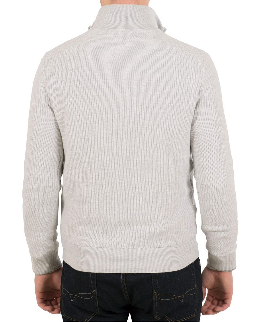 Herre | Trøjer | Polo Ralph Lauren | Texture Half Zip Lawrence Grey Heather