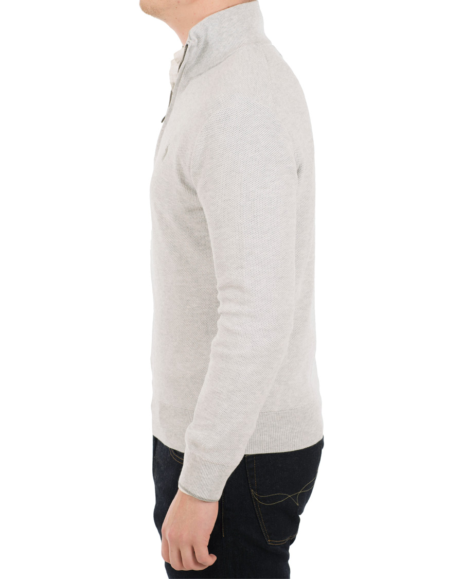 Herre | Trøjer | Polo Ralph Lauren | Texture Half Zip Lawrence Grey Heather