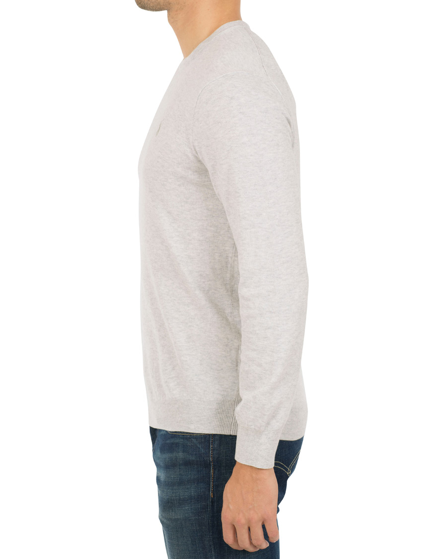Herre | Trøjer | Polo Ralph Lauren | Pima Cotton Crew Neck Pullover Lawrence Grey Heather