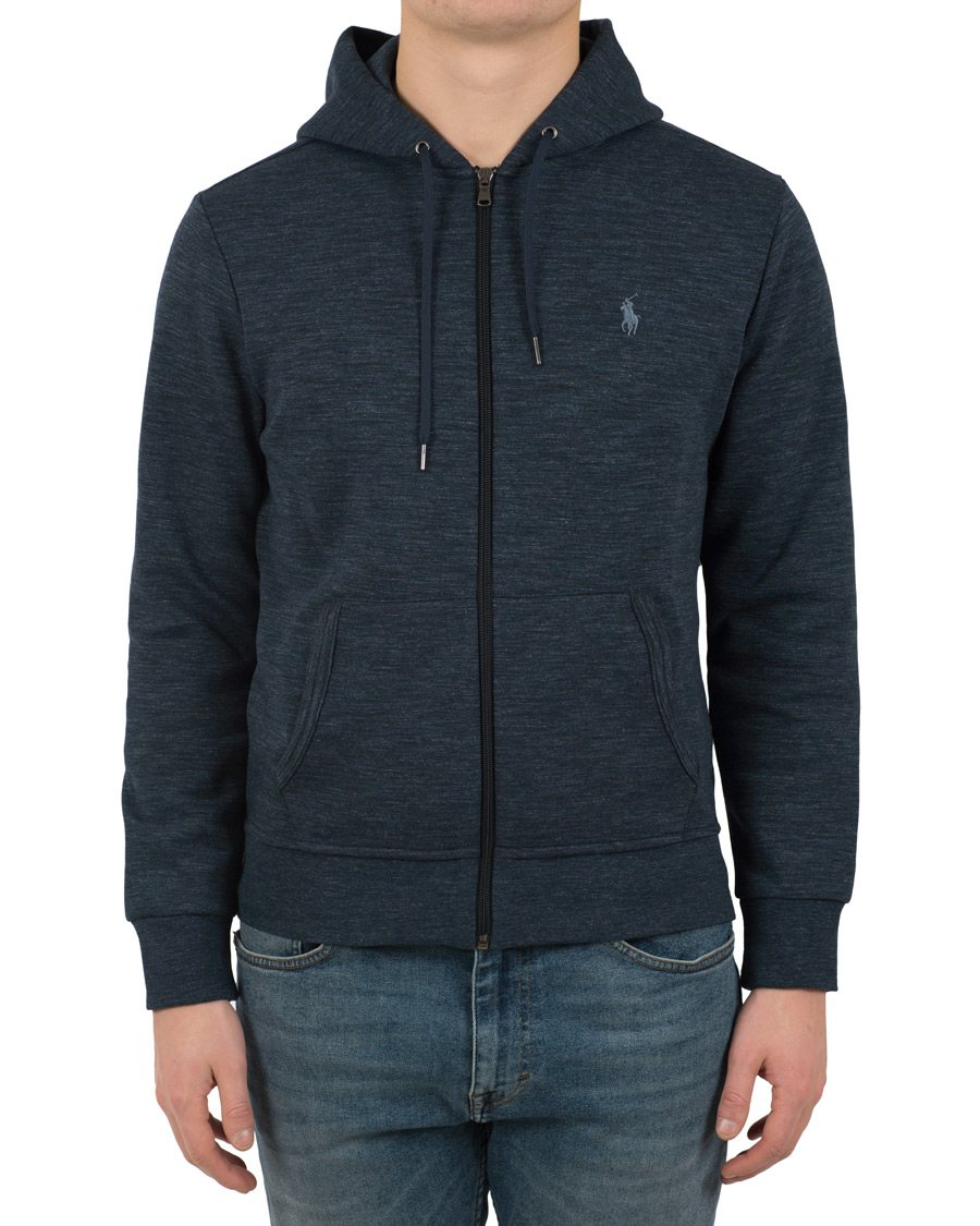 Herre | Trøjer | Polo Ralph Lauren | Tech Performance Full Zip Hoodie Blue Eclipse