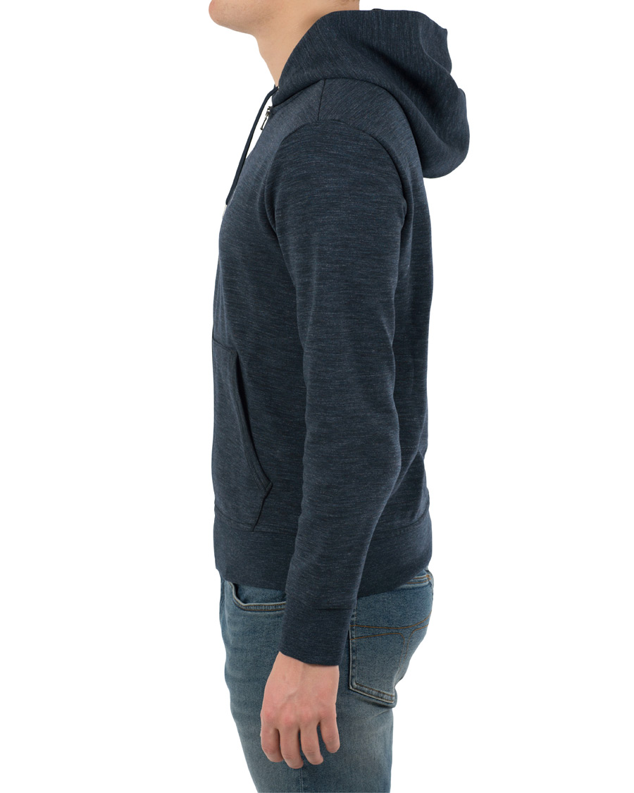 Herre | Trøjer | Polo Ralph Lauren | Tech Performance Full Zip Hoodie Blue Eclipse