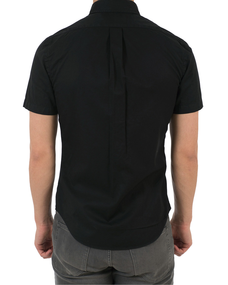 Herre | Skjorter | Polo Ralph Lauren | Slim Fit Button Down Short Sleeve Shirt Polo Black