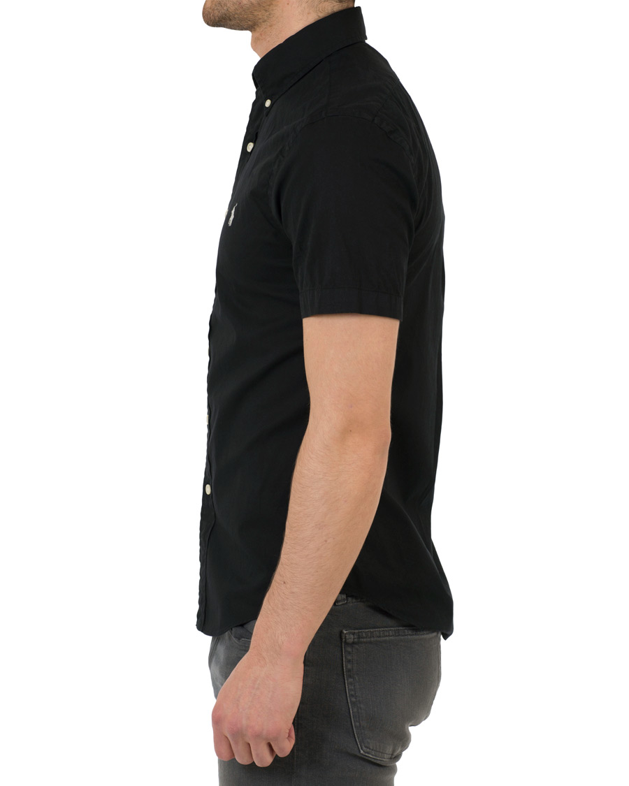 Herre | Skjorter | Polo Ralph Lauren | Slim Fit Button Down Short Sleeve Shirt Polo Black