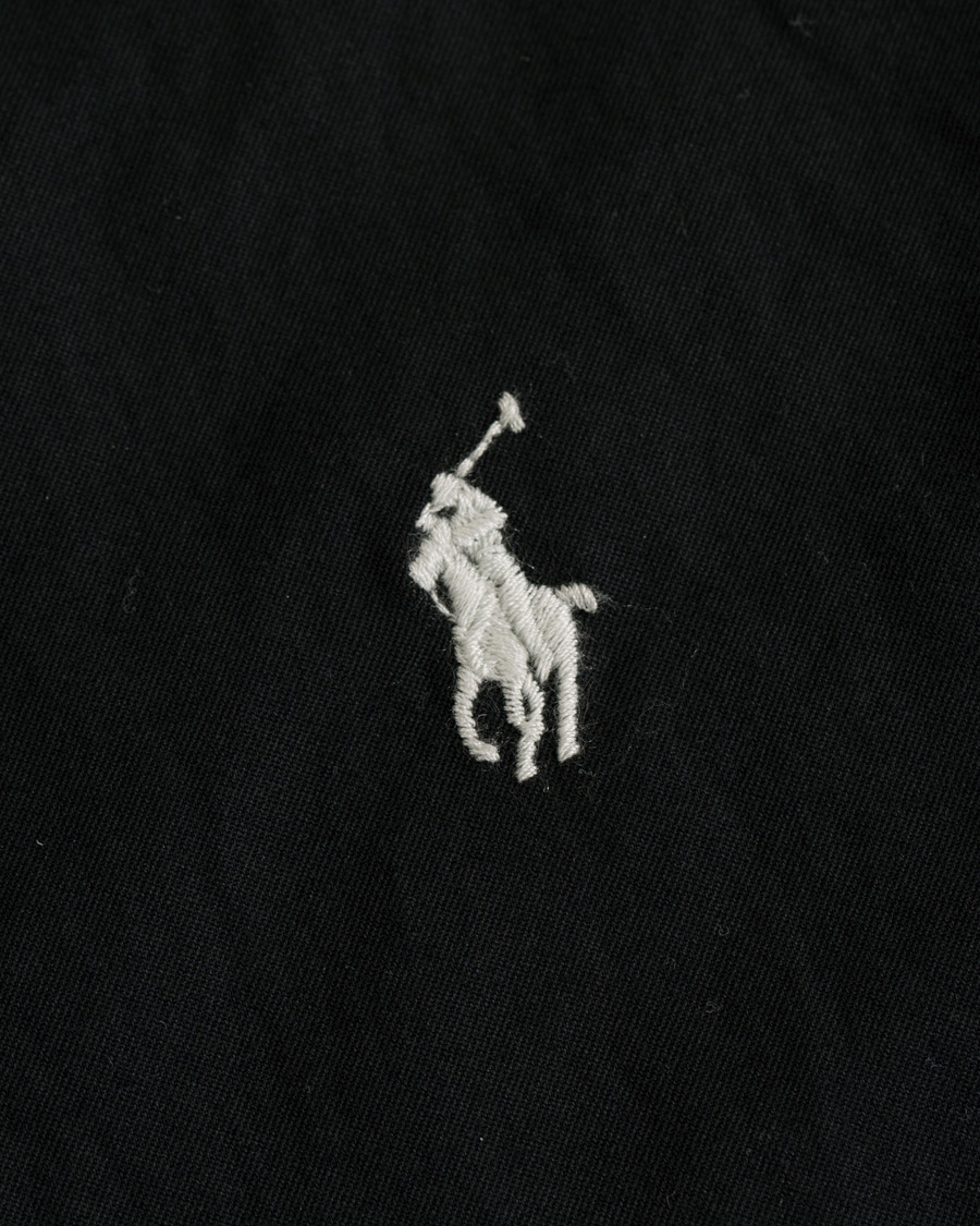 Herre | Skjorter | Polo Ralph Lauren | Slim Fit Button Down Short Sleeve Shirt Polo Black