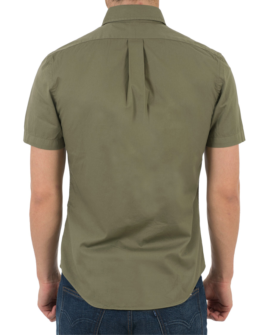 Herre | Skjorter | Polo Ralph Lauren | Slim Fit Button Down Short Sleeve Shirt Mountain Green