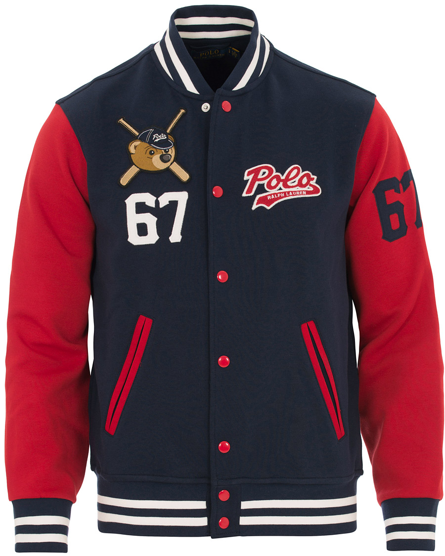 Herre | Trøjer | Polo Ralph Lauren | Baseball Bears Collection Jacket Cruise Navy