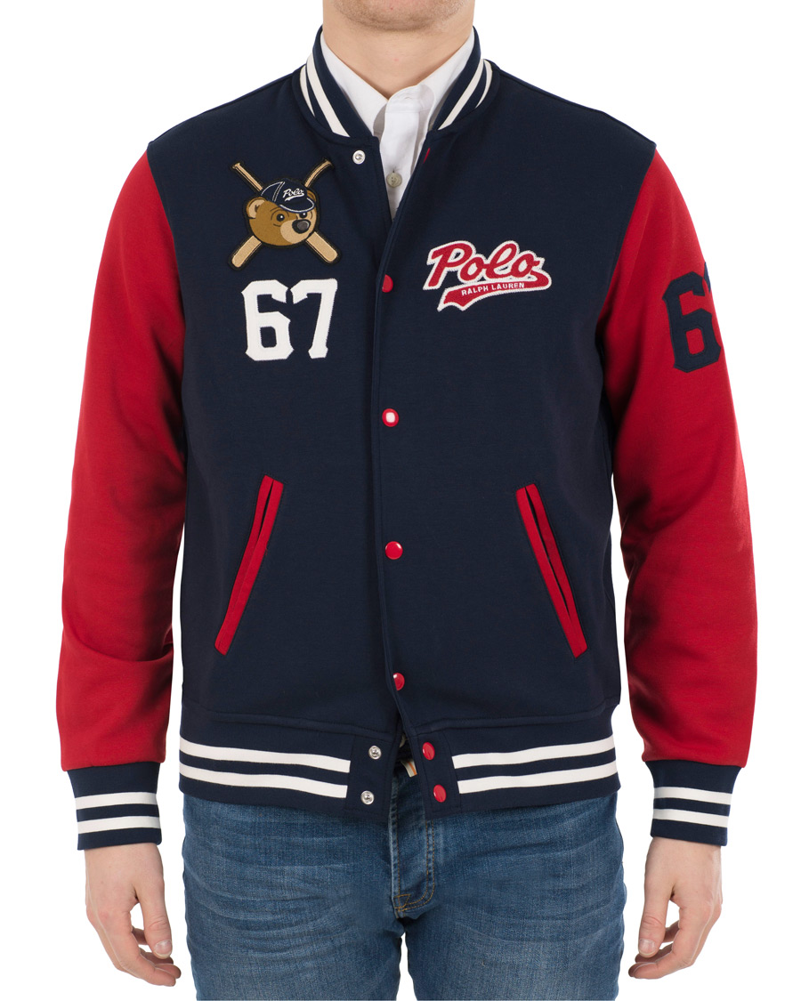 Herre | Trøjer | Polo Ralph Lauren | Baseball Bears Collection Jacket Cruise Navy