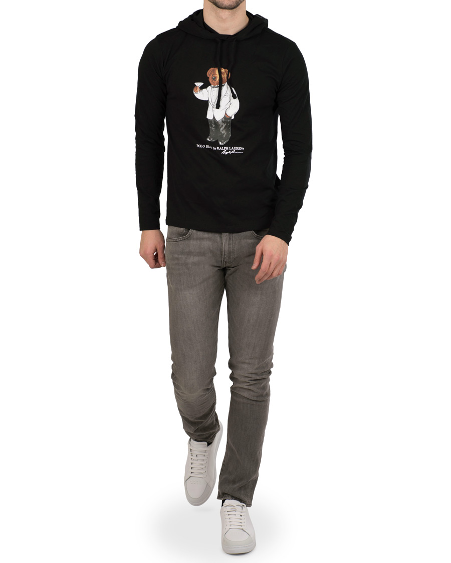 Herre | Trøjer | Polo Ralph Lauren | Printed Bear Hoodie Polo Black