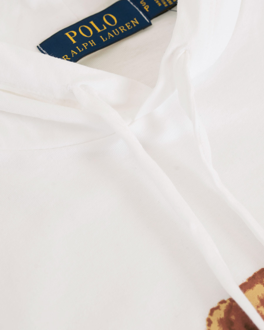 Herre | Trøjer | Polo Ralph Lauren | Printed Bear Hoodie White
