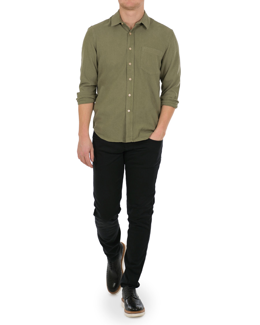 Herre | Skjorter | Our Legacy | Classic Shirt Silk Light Olive
