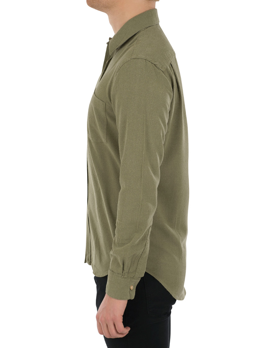 Herre | Skjorter | Our Legacy | Classic Shirt Silk Light Olive