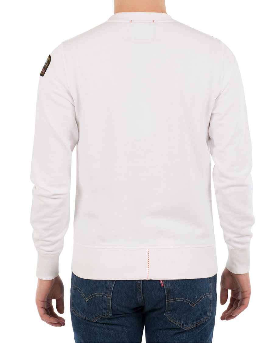 Herre | Trøjer | Parajumpers | Caleb Crew Neck Sweatshirt White