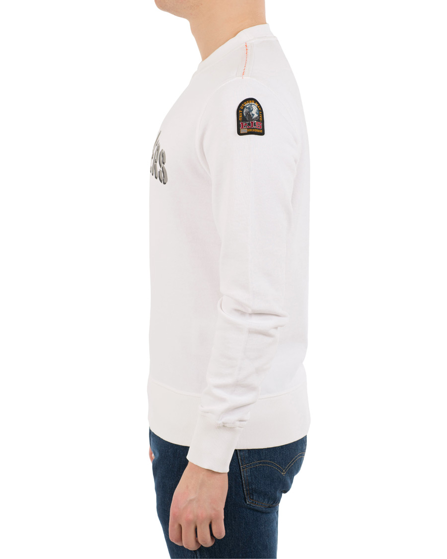 Herre | Trøjer | Parajumpers | Caleb Crew Neck Sweatshirt White