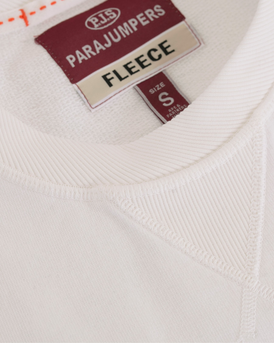 Herre | Trøjer | Parajumpers | Caleb Crew Neck Sweatshirt White