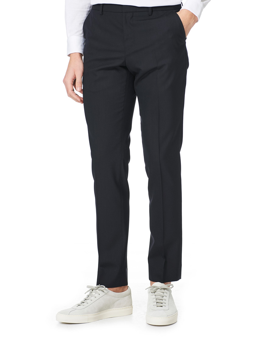 Herre | Bukser | Filippa K | Liam Cool Wool Slacks Dark Navy