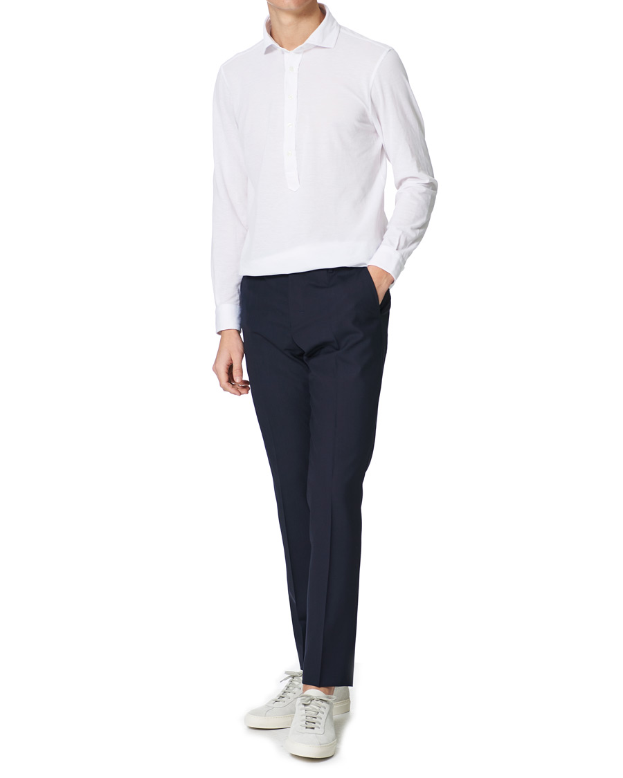 Herre | Bukser | Filippa K | Liam Cool Wool Slacks Hope Blue