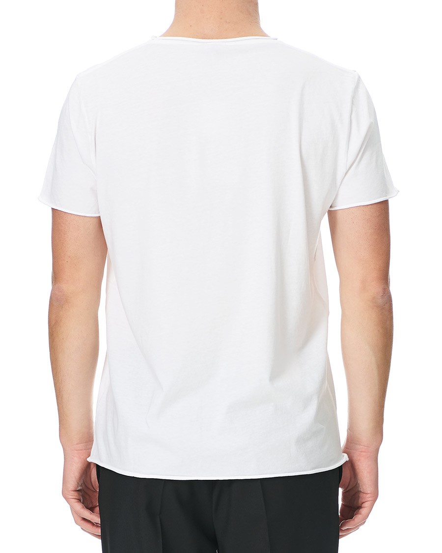 Herre | T-Shirts | Filippa K | Roll Neck Crew Neck Tee White