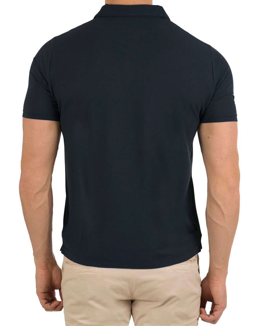 Herre | Polotrøjer | Zanone | Ice Cotton Buttonless Polo Navy