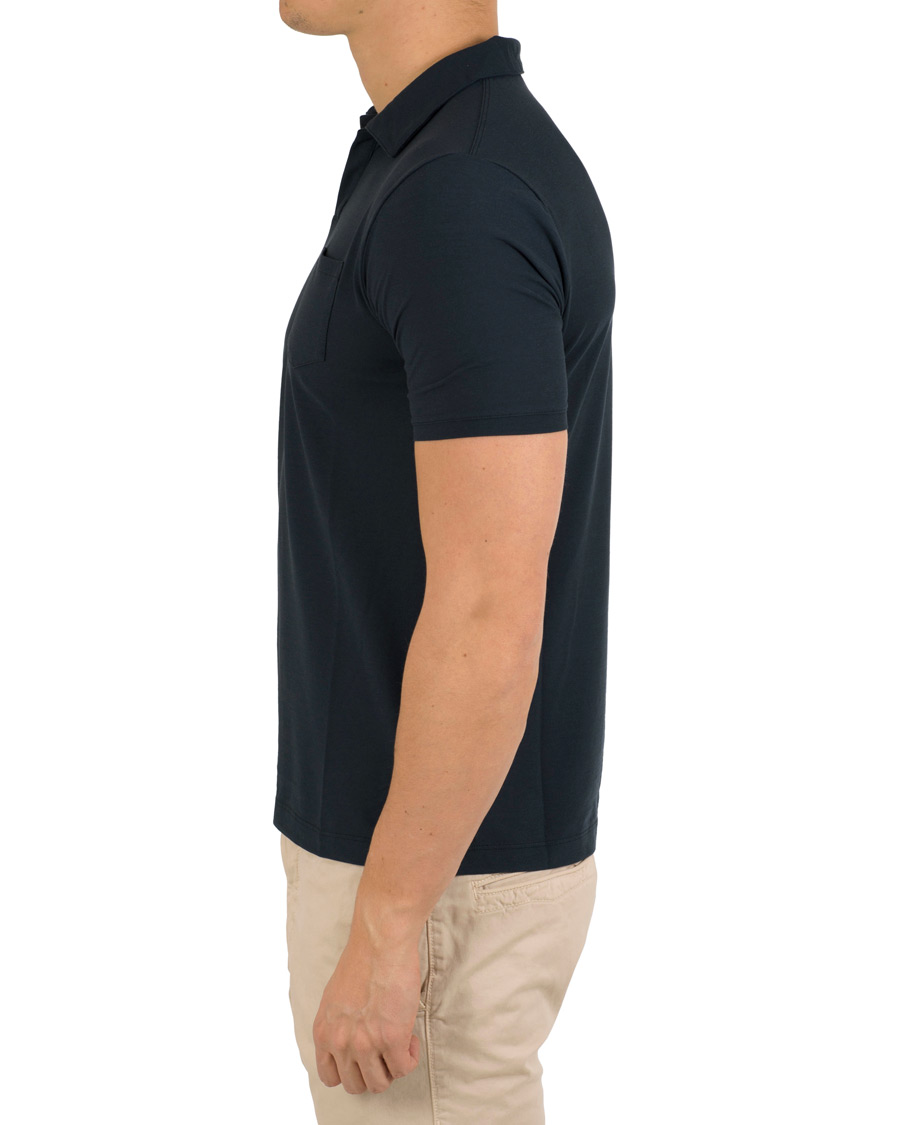 Herre | Polotrøjer | Zanone | Ice Cotton Buttonless Polo Navy