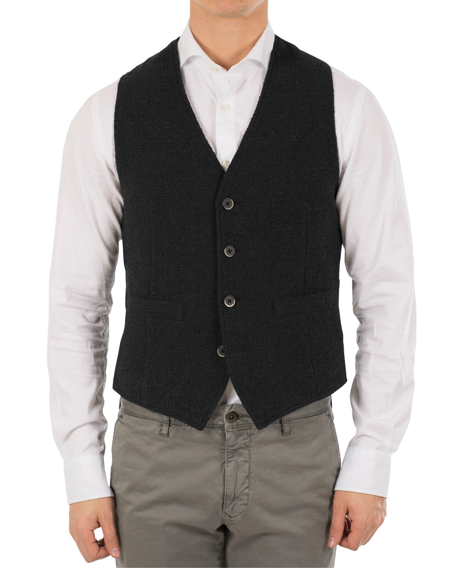 Herre | Blazere & jakker | Barena | Molin Gilet Grué Black