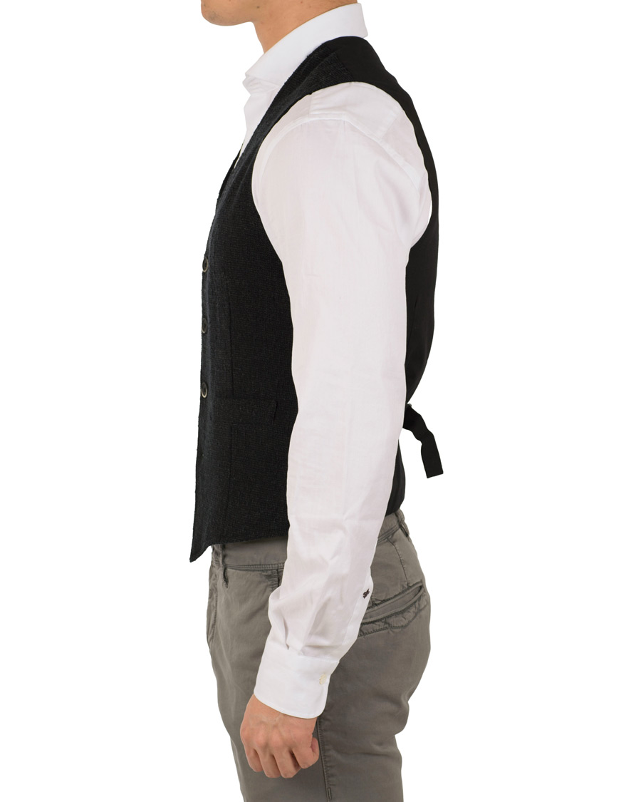 Herre | Blazere & jakker | Barena | Molin Gilet Grué Black