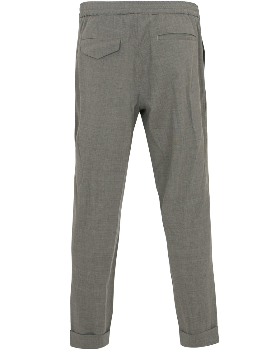 Herre | Bukser | Barena | Nitro Pleated Trousers Light Grey
