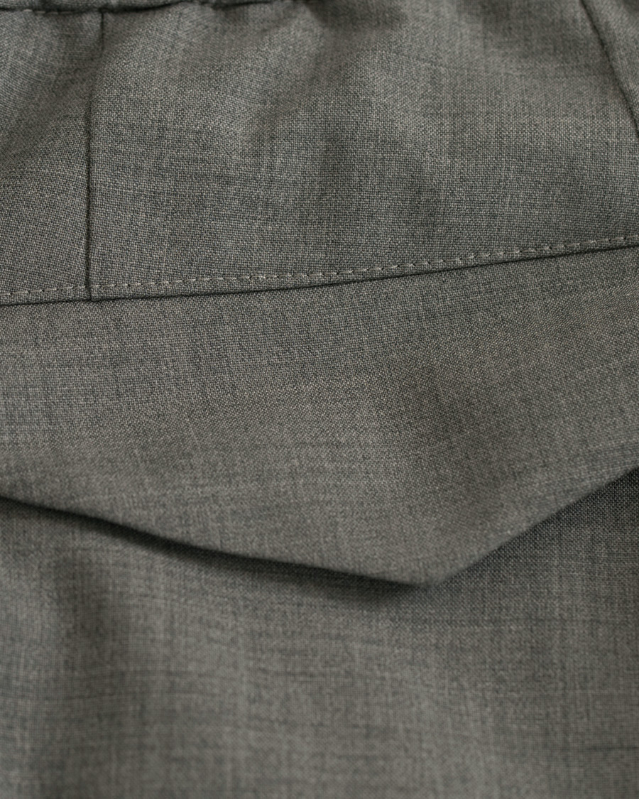 Herre | Bukser | Barena | Nitro Pleated Trousers Light Grey