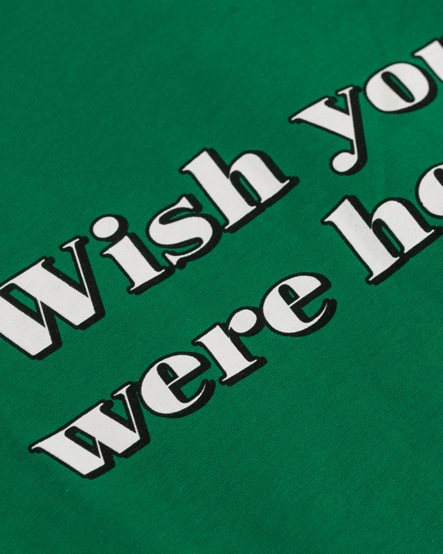 Herre | T-Shirts | AMI | Wish you where here T-shirt Green