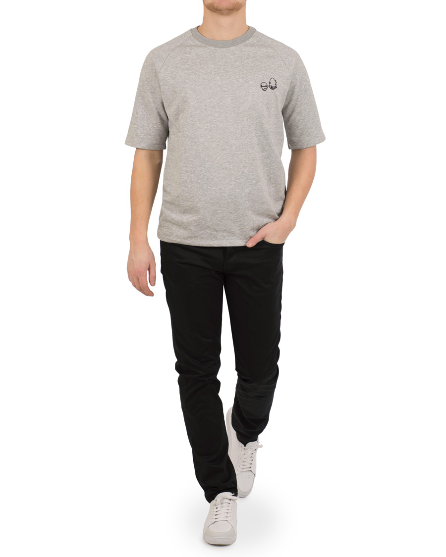 Herre | T-Shirts | HUGO | Deast Sweat Tee Grey