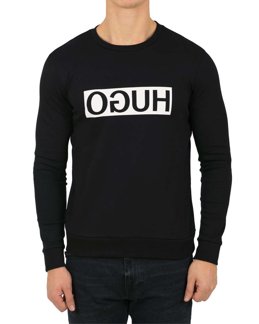Herre | Trøjer | HUGO | Dicago Crew Neck Sweatshirt Black